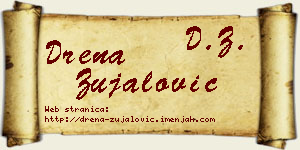 Drena Zujalović vizit kartica
